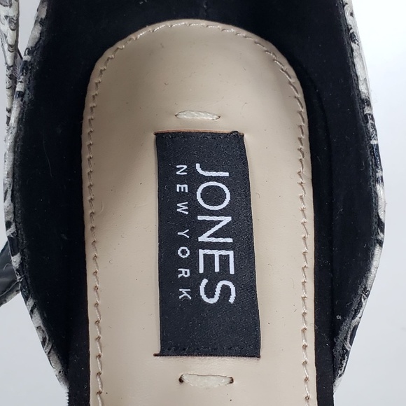 Jones New Yorks Shoes Dakota Black/White Heels size 6.5 - Picture 10 of 10